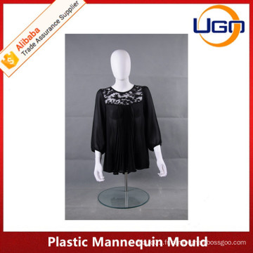 Moule mannequin en mousse demi-corps en plastique blanc Mould